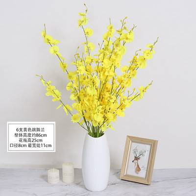 桌摆柜上花艺的摆放花机头床花电视洽谈件餐桌放花客厅家里假桌上
