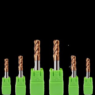 钨钢铣刀小数点3.1-11.9铣刀加长刀合金四刃平带刀不锈钢CNC刀具