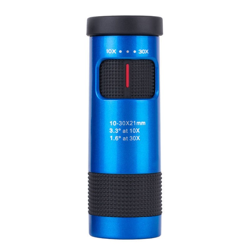 袖珍单筒10-30x21变倍望远镜高倍高清户外迷你便携手机拍照演唱会