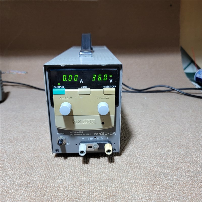 KIKUSUI菊水 PAN35-5A 线性可调电源 电压 0-35A  电流0-5A 220V