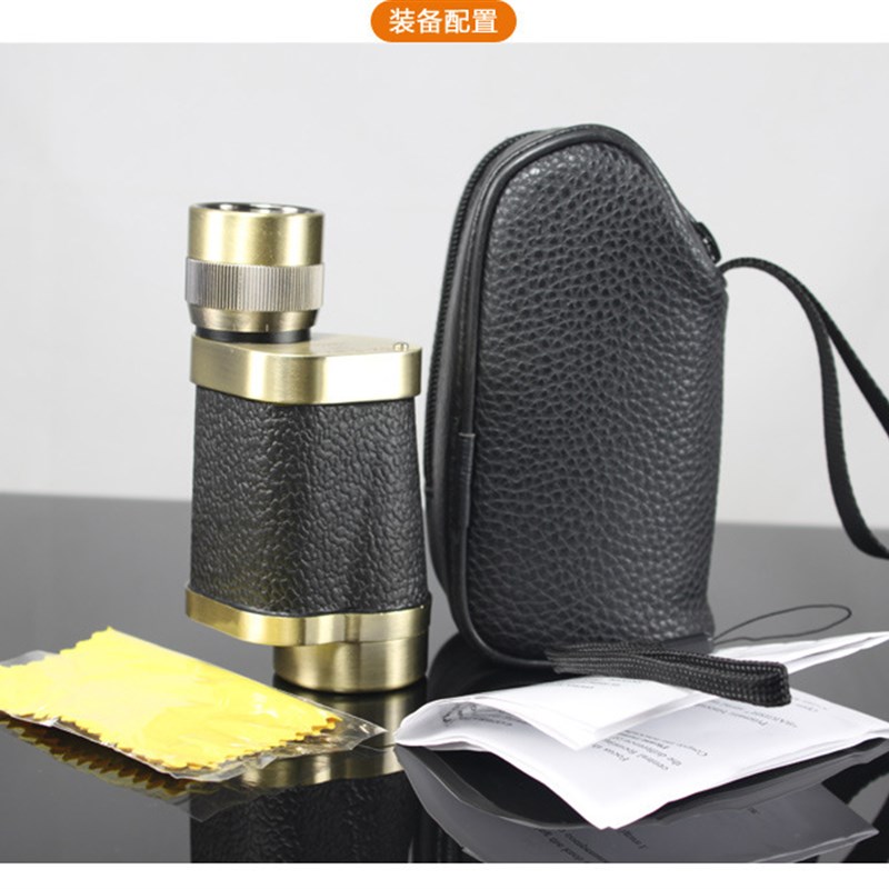 单筒望远镜8X30倍全金属十字标测距高倍高清演唱会专用户外非红外
