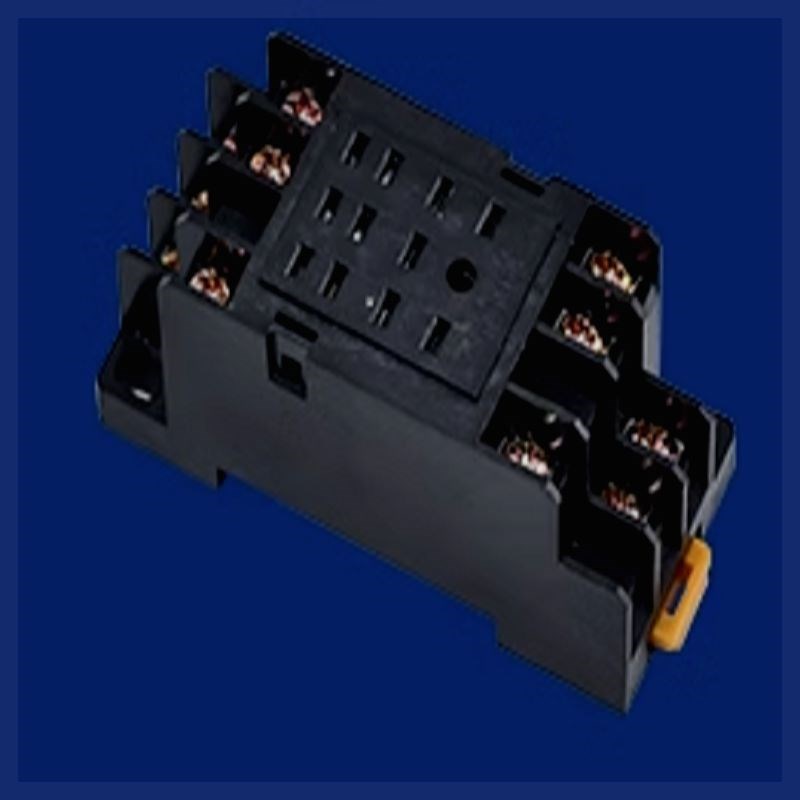 5只中间继电器12v24v220v交流三相大电流hh52p小型继电器MY2NJ8脚