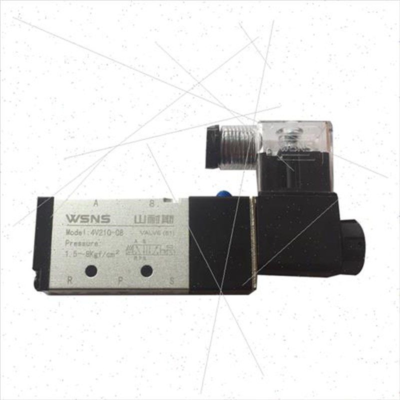 亚德客型山耐斯电磁开关气动控制阀快速z排气4V210-08AC220VDC24V