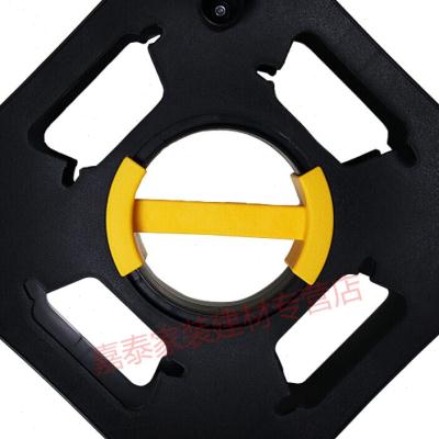 房车用品手摇移动式电线卷线器绕线盘电缆空盘收纳拖线轴滚子塑料