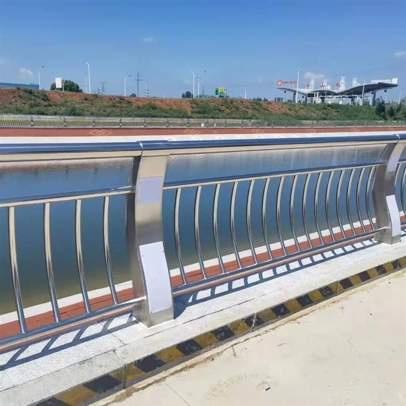 桥梁防撞护栏不锈钢河道景观护栏铝合金扶手栏杆铸铁护栏支架