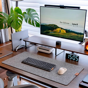 定制尺寸*毛毡鼠标垫简约ins风电脑桌垫办公键盘垫写字台垫超大号