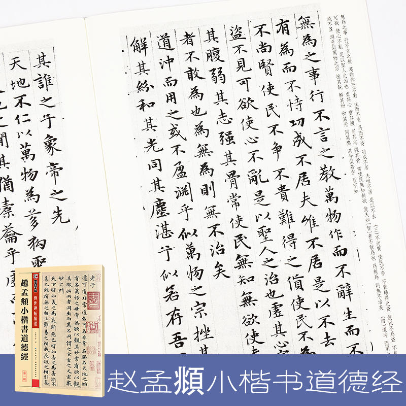赵孟頫小楷字帖道德经 传统书法艺术碑帖精选成人初学者阅读书籍