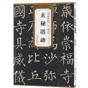 柳公权玄秘塔碑 历代经典碑帖中华传统书法艺术文化 柳体书法毛笔字帖鉴赏临摹书籍