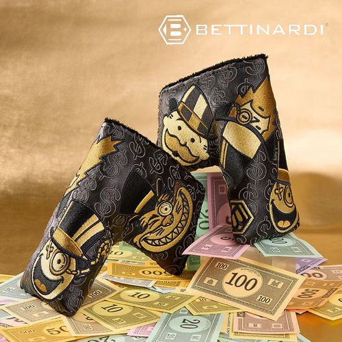 Bettinardi高尔夫球杆套玩家刺绣主题限量大头推杆套直条一字杆套