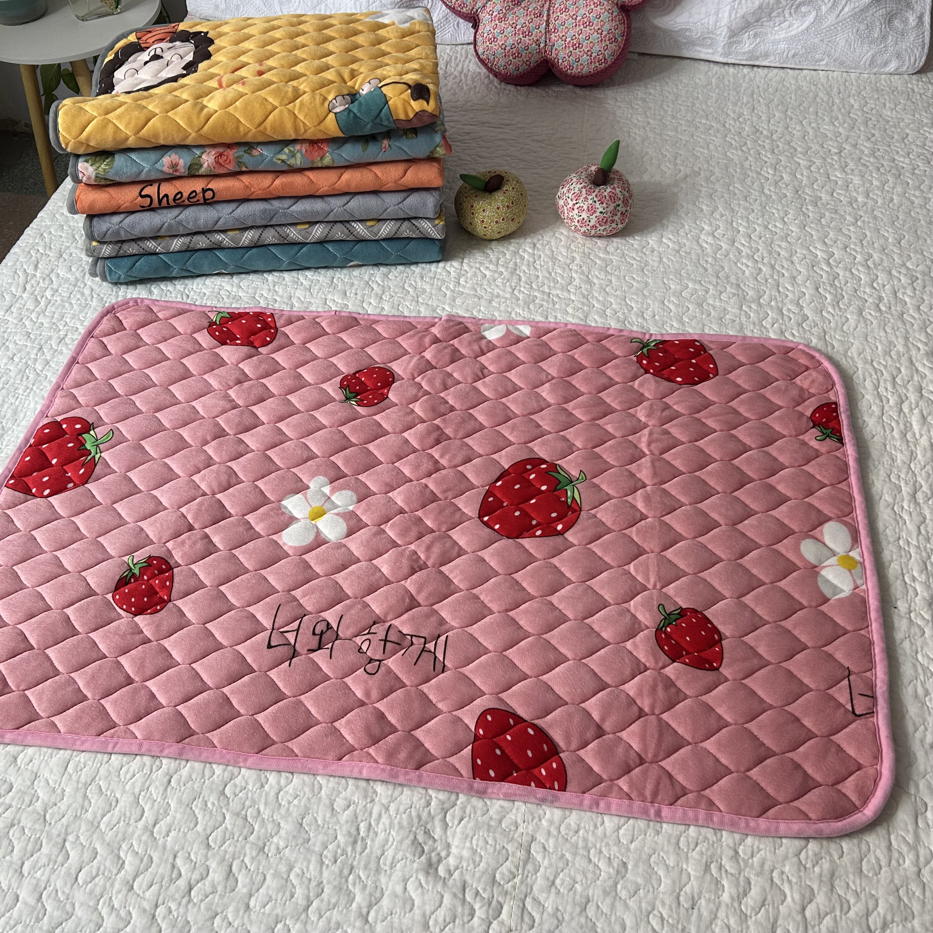 绒面多功能垫子生理期防侧漏