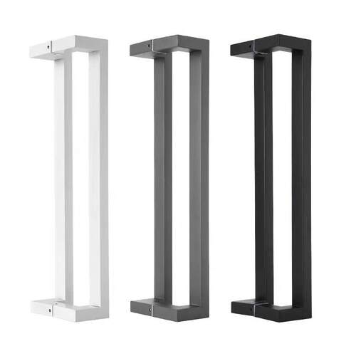 不锈钢玻推拉门大拉手木门000哑黑手璃门拉无门双框弯长拉手厂家