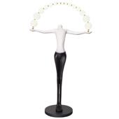 人形958术雕像艺落地灯设计师酒店大大堂售楼部型人体装 饰人件物