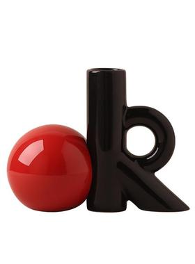 贝汉美客AL202404创家意中古花风陶瓷花瓶摆件居装饰品厅桌面干花