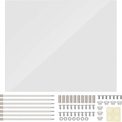 亚克力透明底板主板支架ATX台式电脑主板展示架工作室改装机箱