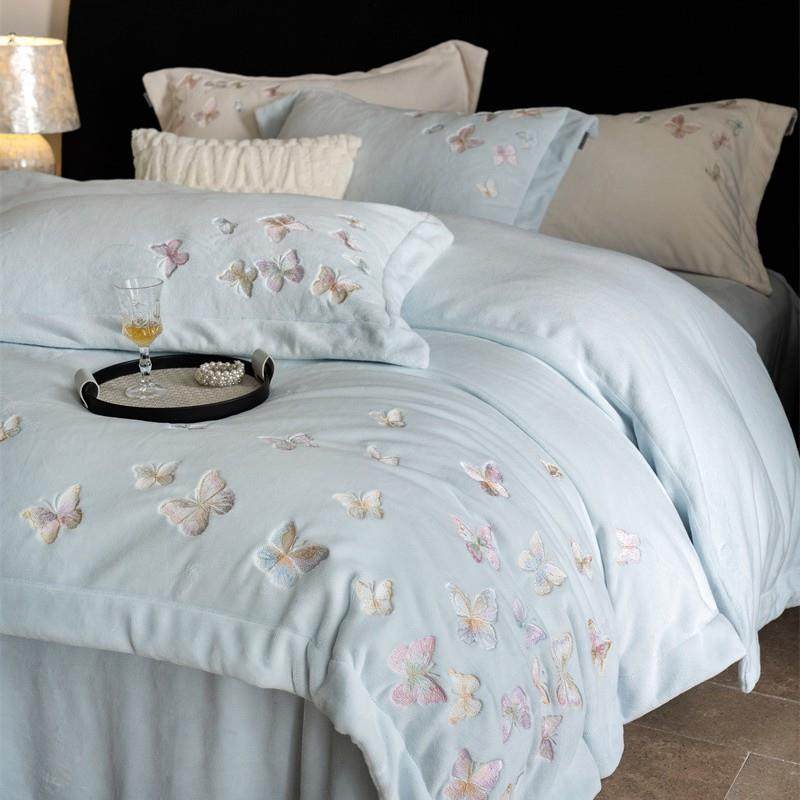 冬季加JD-201厚g牛奶绒四套250加绒被套床单件双面绒密珊瑚绒床加,床上用品,床品套件/四件套/多件套,淘宝优惠券,粉丝福利购,淘宝优惠卷