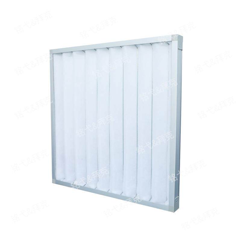 初效过滤网铝合金外框板式过滤网G4初效空调过滤网龙骨子母结构