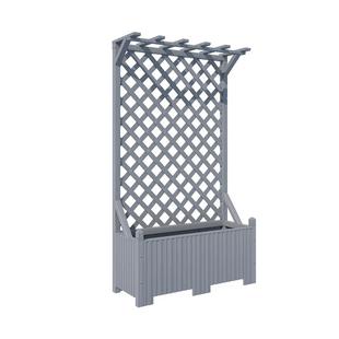 户庭防木花架阳台落地网格院LND外爬藤架网红装 饰室外腐高端隔断