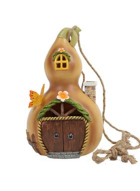 仿真墙壁灯挂饰葫芦BS-079屋摆件室树外庭院树挂太阳能造景脂创意