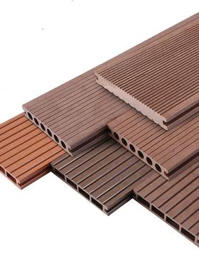 WO塑木板地板户阳台自铺可防木塑水地板别墅露外台塑木RSW地室外