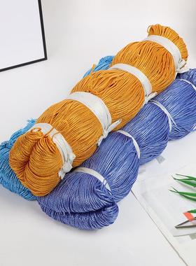 2mm纶金银空YAJ丙绳-斑点走牌马提花-头花手机挂件吊心线绳