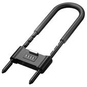 密室码 双门插铺锁商铺锁具专用套盗锁店U型长 U形玻璃门锁U型密码