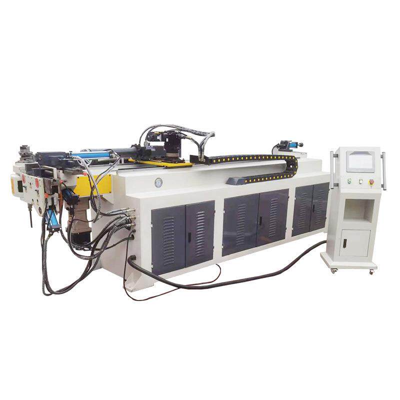 全自动弯管机3轴伺服送料方管圆管不锈钢管用高精度半自动弯管机