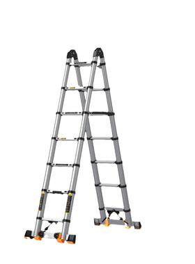 加梯铝合金多功能伸缩子工程便携人厚字家用折00008叠室内升降楼