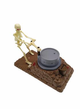 意骷髅头灯艺光音乐创存钱罐钱能使有鬼推磨万圣节工368品储蓄罐