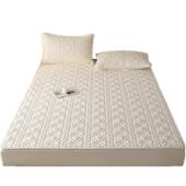 夹棉水床笠母婴级加棉大GNCL2401豆纤维隔抑菌尿席梦思垫床保护防