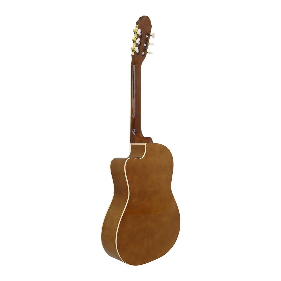 古典吉他原声缺角木吉他云杉木虎纹吉他初学者成人guitar乐器