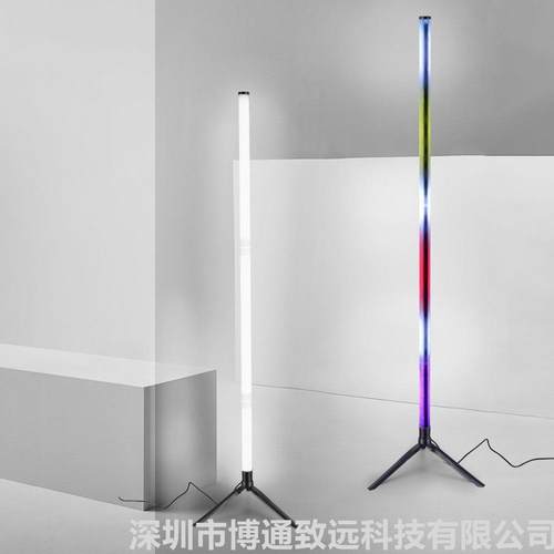新款网饰红直播客厅沙发卧TPM遥控室墙角氛围灯LED落地装灯
