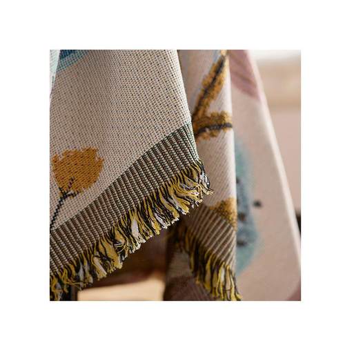 美式村繁巾花沙发夏季田园S001/S00风花卉一片式沙发盖毯乡全沙包