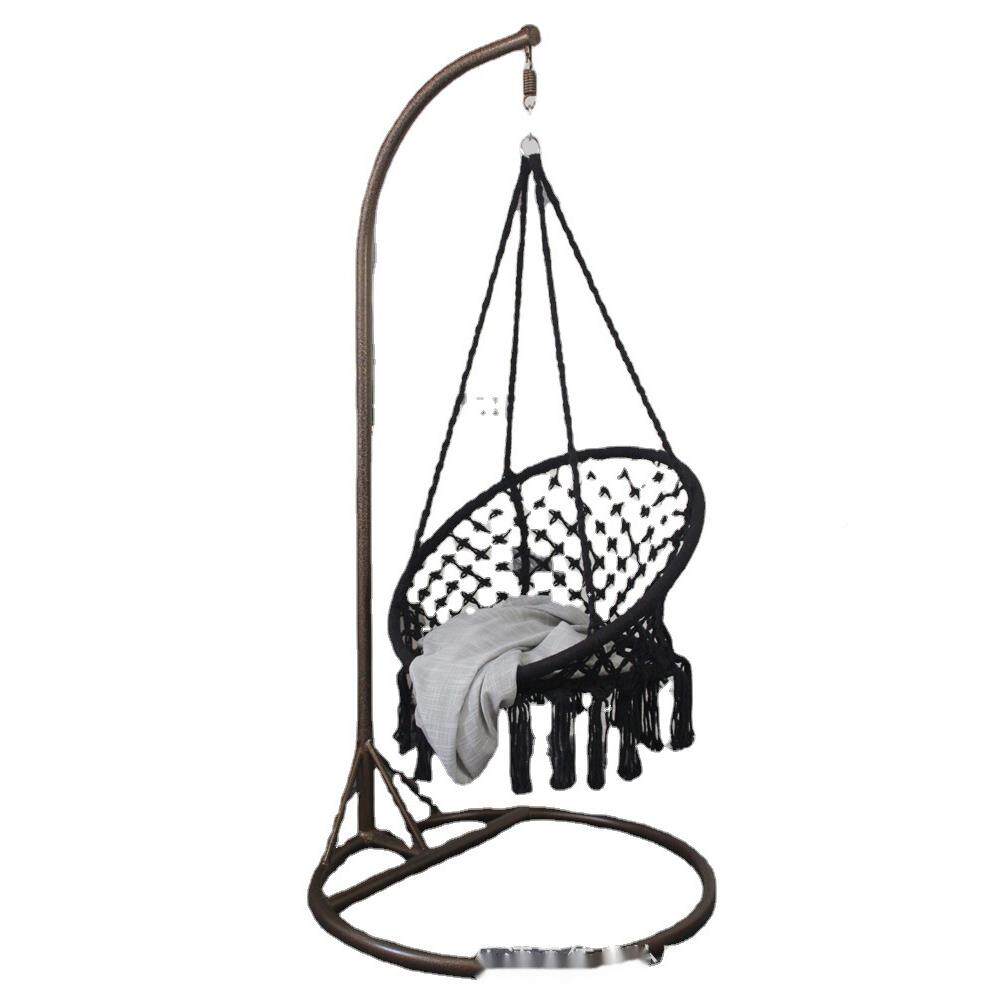 is北欧风174流苏吊篮椅绳室内棉编织n民吊椅户外宿花园阳台吊床