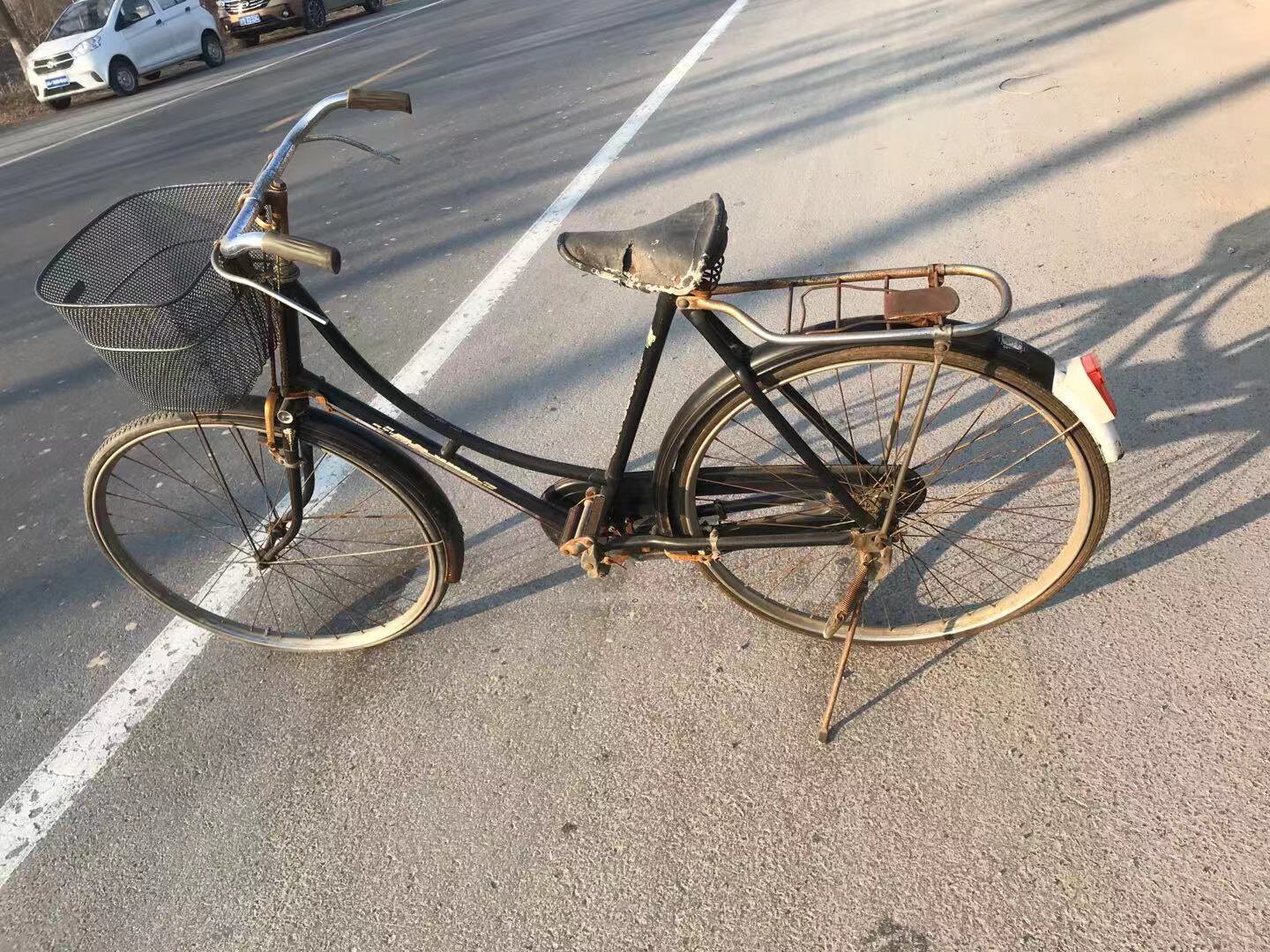 老自行车怀旧m收藏70年代民俗老物件老货洋车老式旧二八自行车古