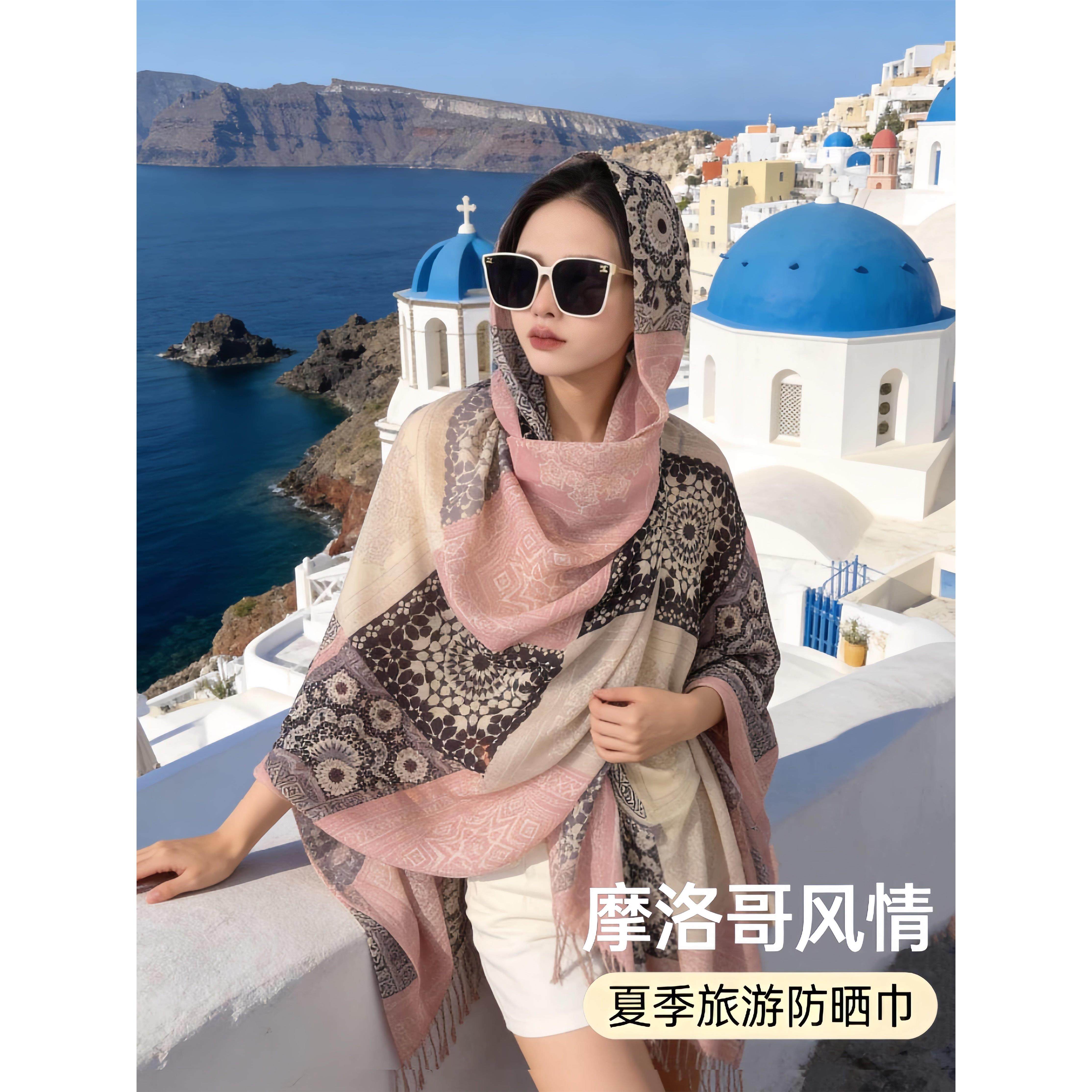 夏季薄款披肩女多功能云