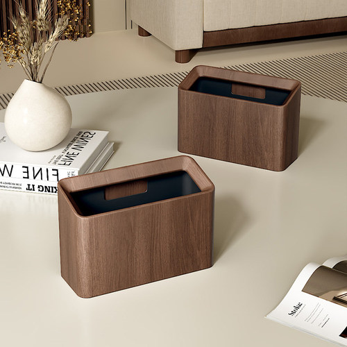 桌面垃圾桶家用台面简约杂物桶