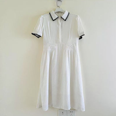 外贸原单优雅连衣裙新中式长裙