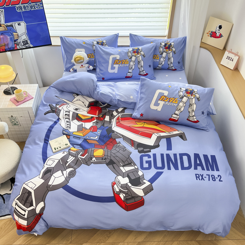 纯棉四件套卡通床上用品变形金刚