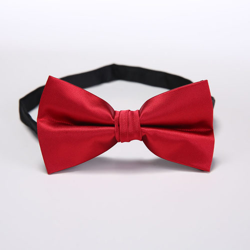 新郎伴郎红色高档宴会时尚风领结