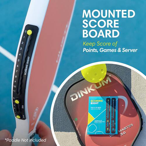 Scoring Right Portable Pickleball Paddles计分器
