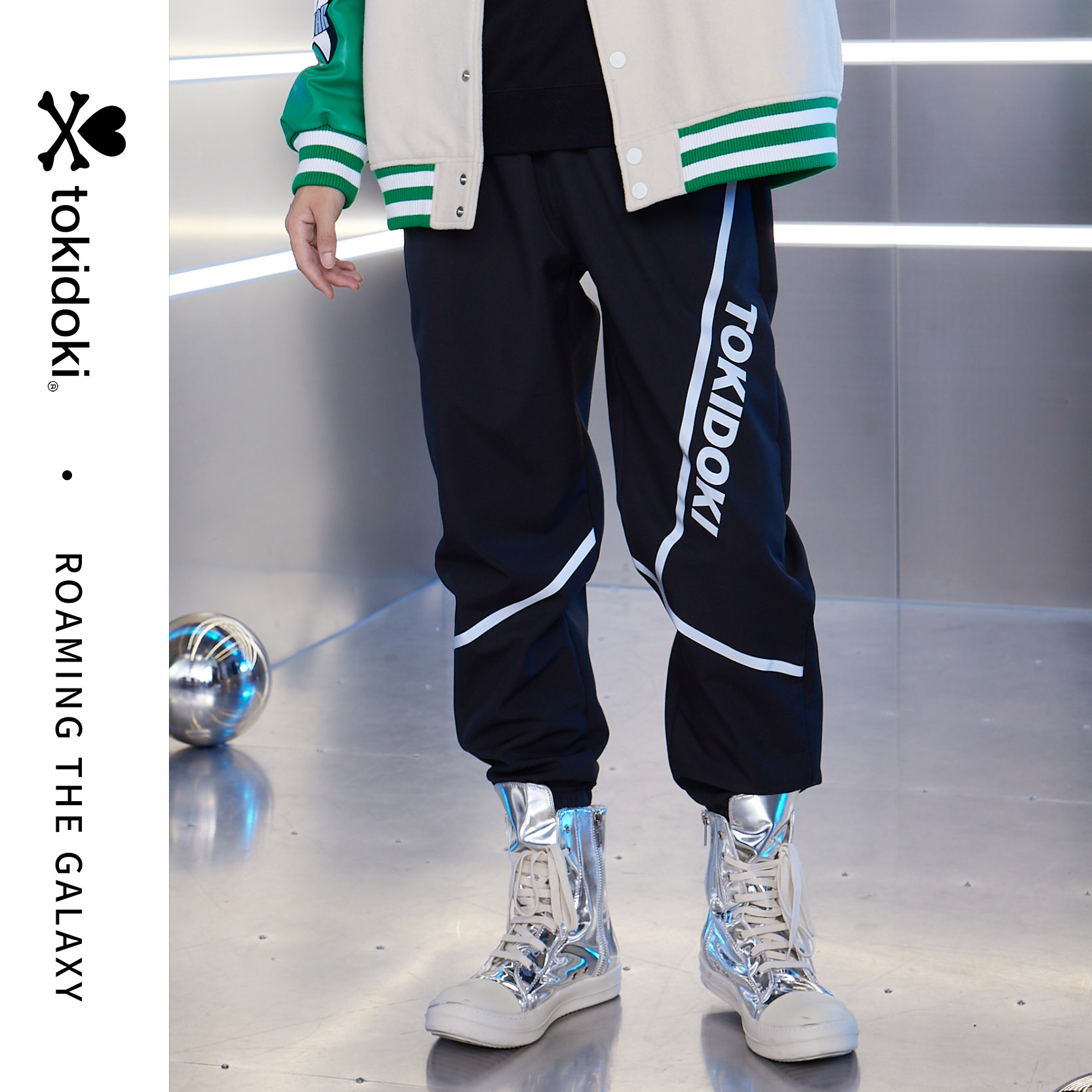 tokidoki反光结构款机能风长裤