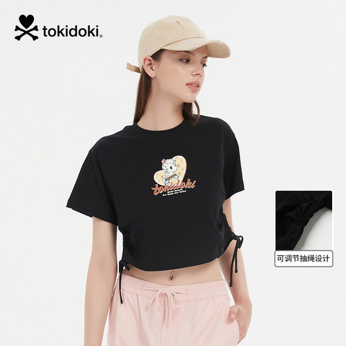 tokidoki短袖甜酷抽绳独角兽