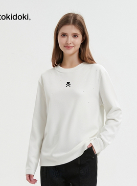 tokidoki2025秋季新款圆领宽松长袖T恤男女同款情侣上衣打底