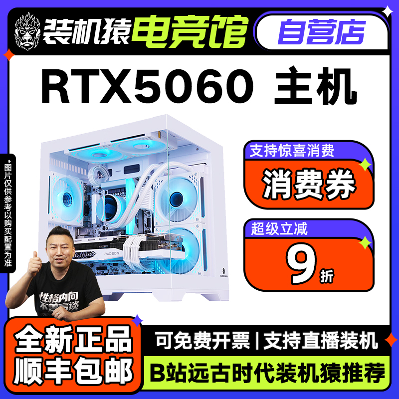 电竞叛客RTX5060主机13400F/9600Xdiy台式电脑