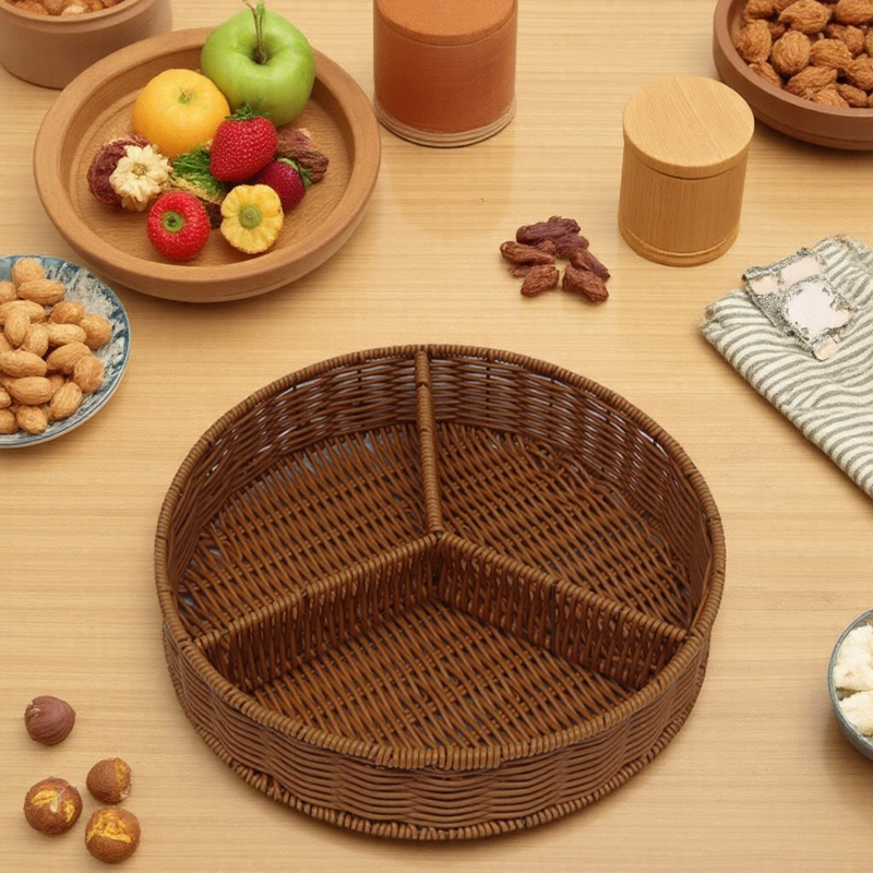 包邮分格干水果盘子糖小吃展示收