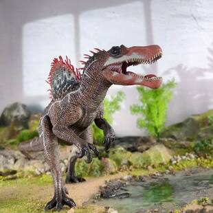 仿真大号食肉恐龙模型狂暴棘龙棘背龙霸王龙男孩礼物摆件恐龙模型