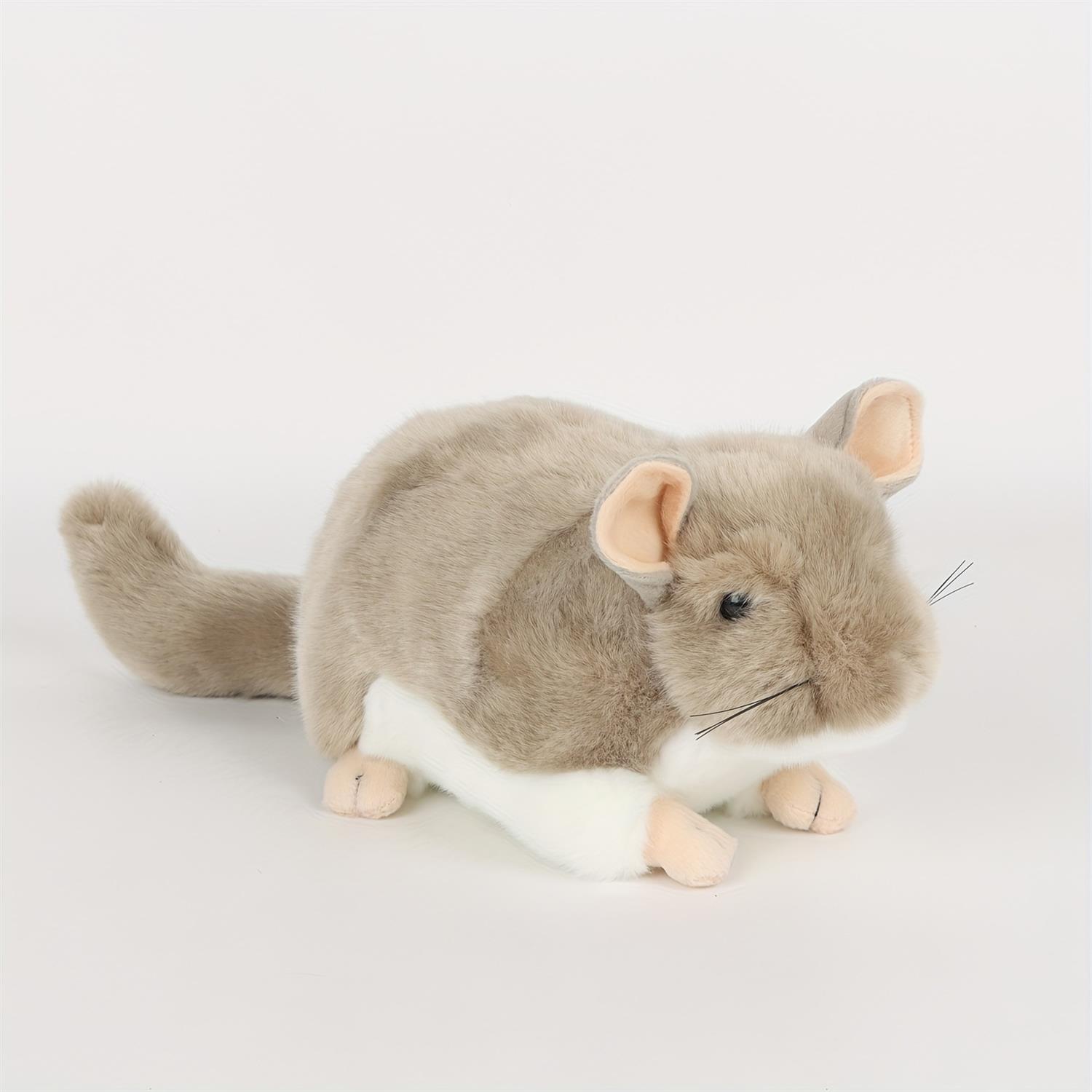 高定仿真动物龙猫毛绒玩具逼真摆件儿童玩偶精致龙猫公仔布娃娃