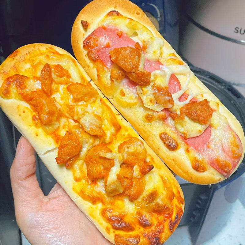 【休闲代餐】芝士船披萨儿童营养微波披萨小披萨西式面点冷冻发货