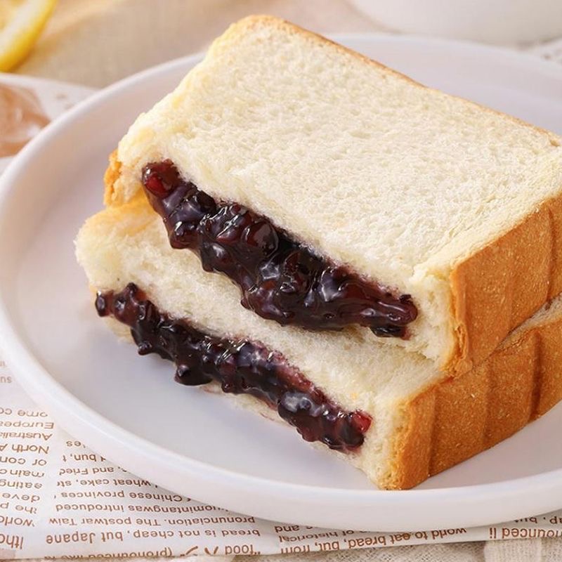 紫米面包开袋即食儿童早餐配料干净懒人早餐营养方便下午茶零食