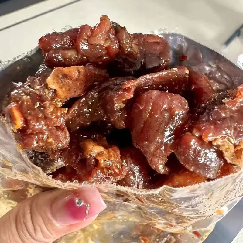 即食拆骨牛肉牛肉筋带筋淡晒牛肉干代餐充饥特色美食开盒即食下酒